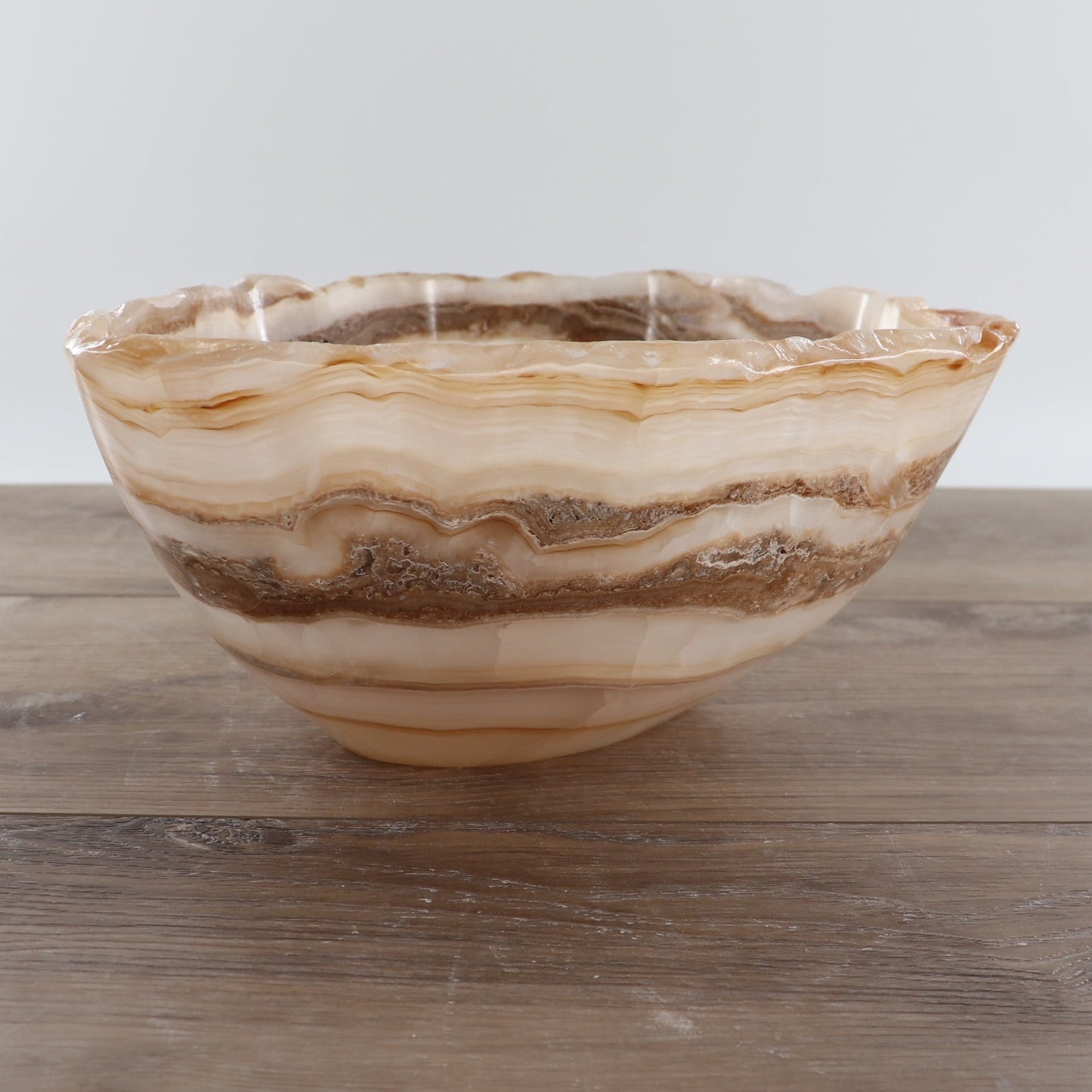 Mexican Onyx/Calcite Bowl 12"