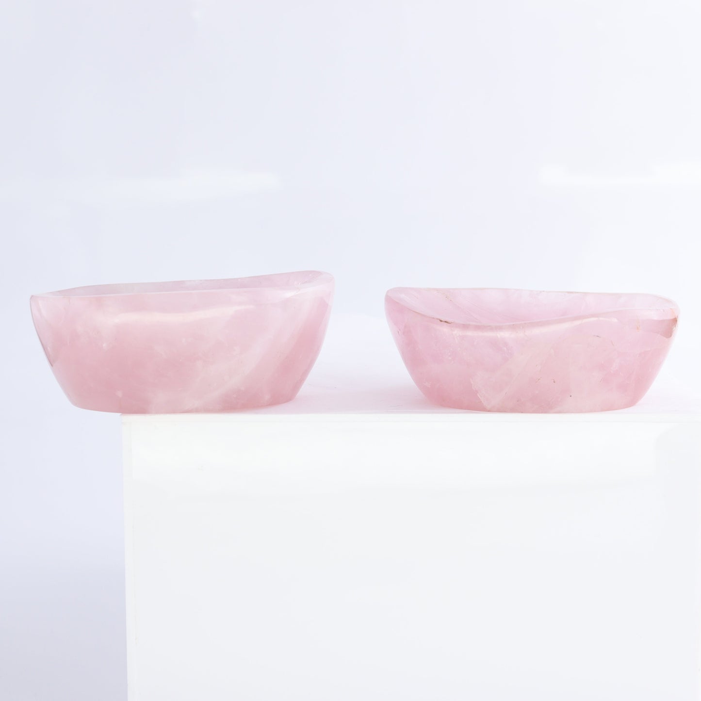 Rose Quartz Bowls Set of 7 - Expert Wholesale and Supplier of Wholesale Crystals & Bulk Gemstones, ["Bowls","Rose Quartz"]