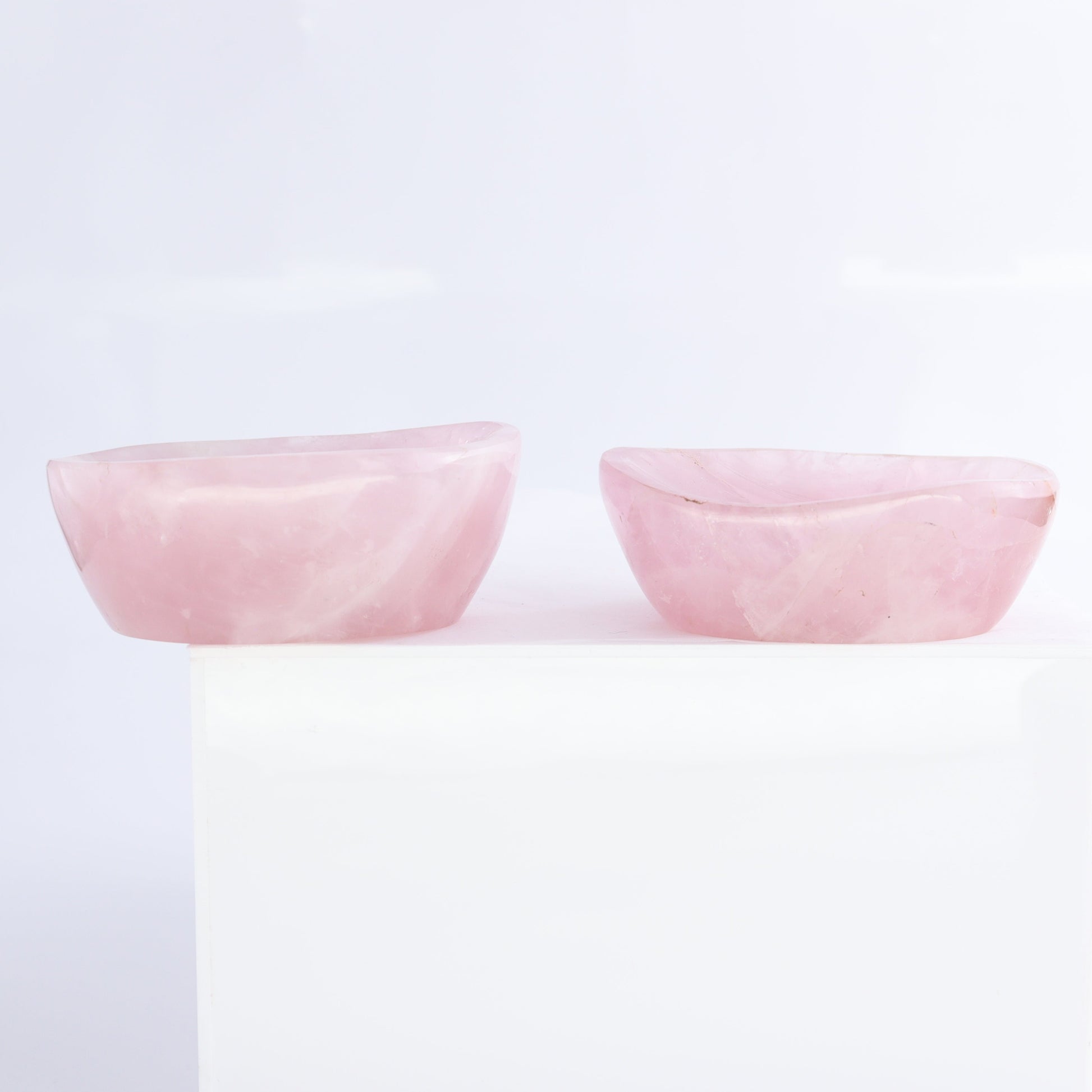 Rose Quartz Bowls Set of 7 - Expert Wholesale and Supplier of Wholesale Crystals & Bulk Gemstones, ["Bowls","Rose Quartz"]