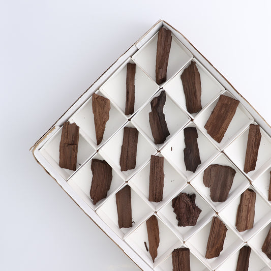 Permineralized Wood Flat of 24 - Expert Wholesale and Supplier of Wholesale Crystals & Bulk Gemstones, []