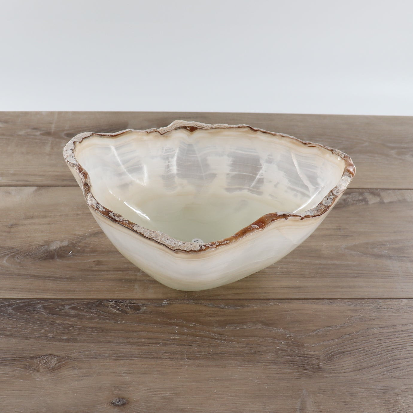Mexican Onyx/Calcite Bowl 12"