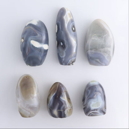 Agate Freeform Set of 6