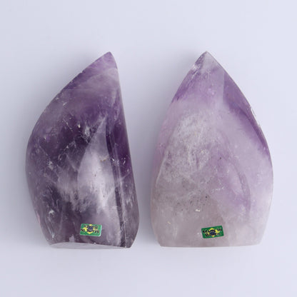 Imperfect Amethyst Flames Set of 6 - Expert Wholesale and Supplier of Wholesale Crystals & Bulk Gemstones, ["Amethyst","Brazil","flames"]