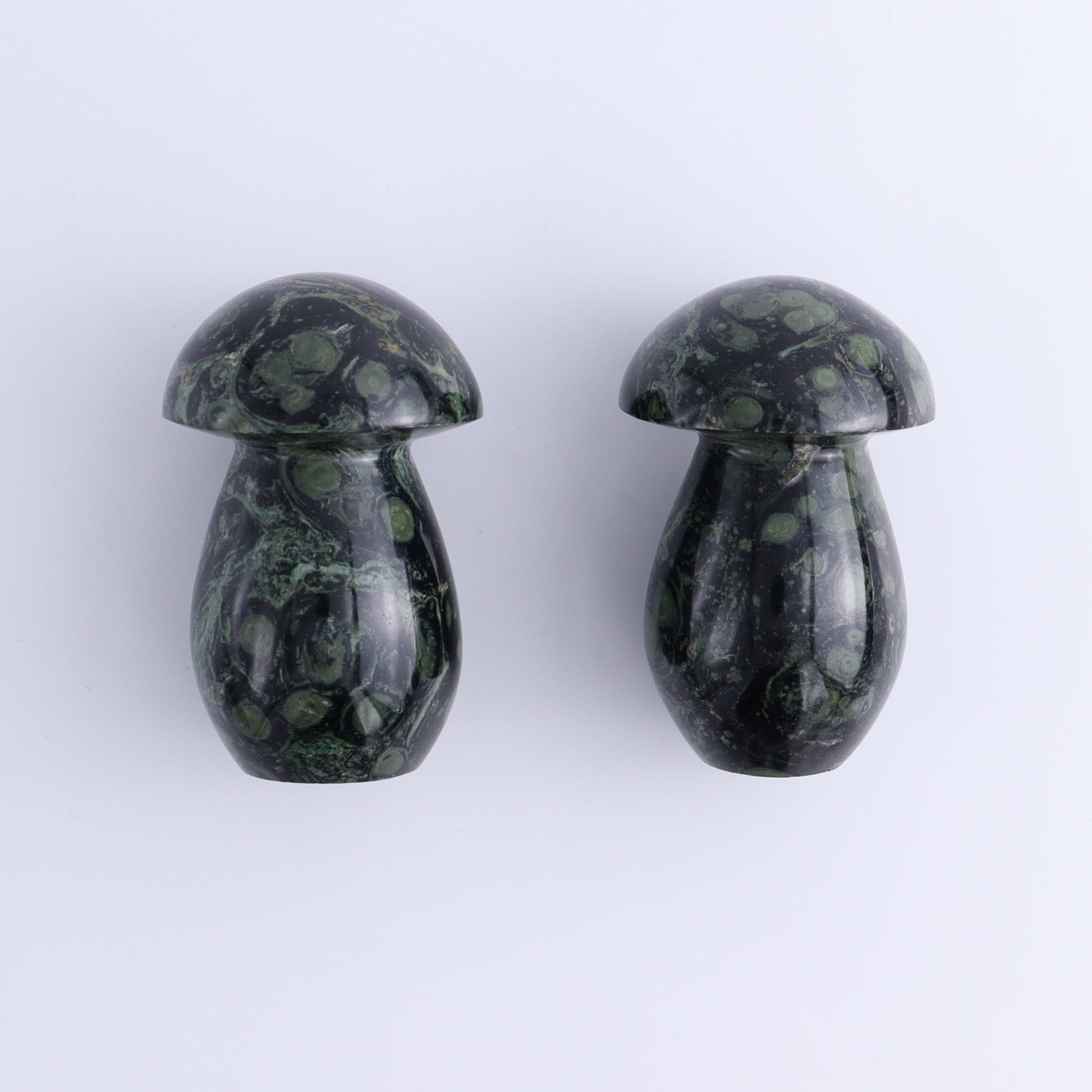 Kambaba Jasper Mushrooms Set of 7 - Expert Wholesale and Supplier of Wholesale Crystals & Bulk Gemstones, ["Kambaba Jasper","Madagascar","Mushrooms"]