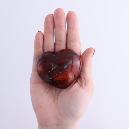Carnelian Hearts Set of 6 - Expert Wholesale and Supplier of Wholesale Crystals & Bulk Gemstones, ["carnelian","Hearts","Madagascar"]