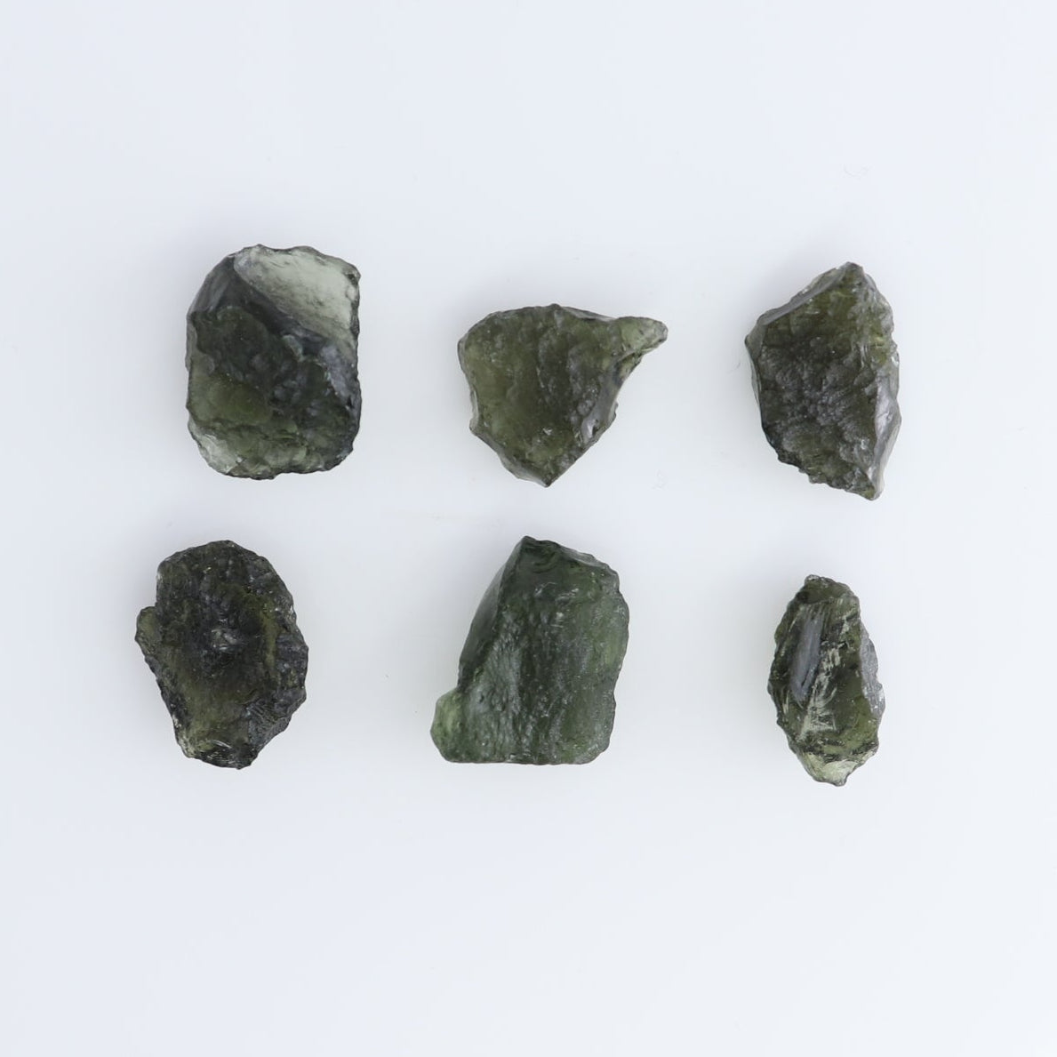 Moldavite Pieces Set of 6