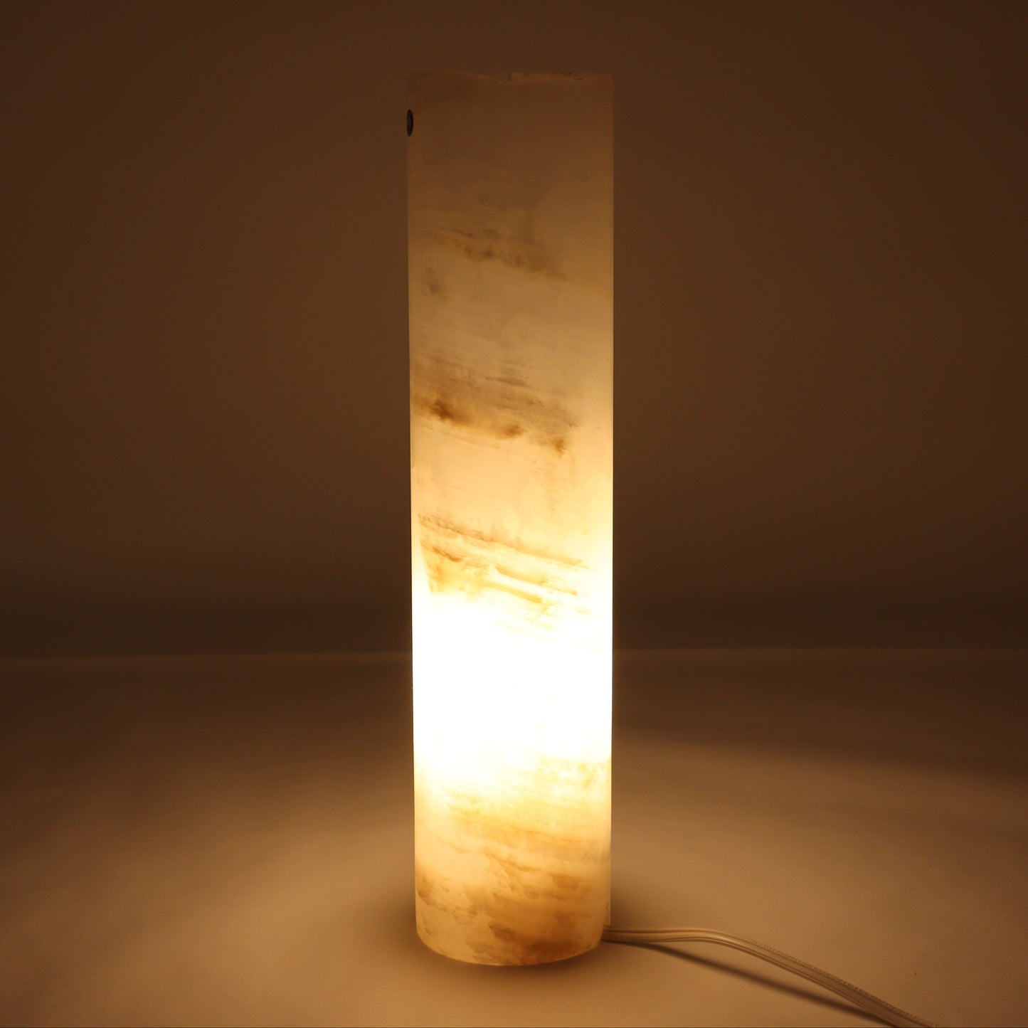 One White Rough Onyx Lamp Blind - Expert Wholesale and Supplier of Wholesale Crystals & Bulk Gemstones, ["Lamps","Mexico","onyx"]