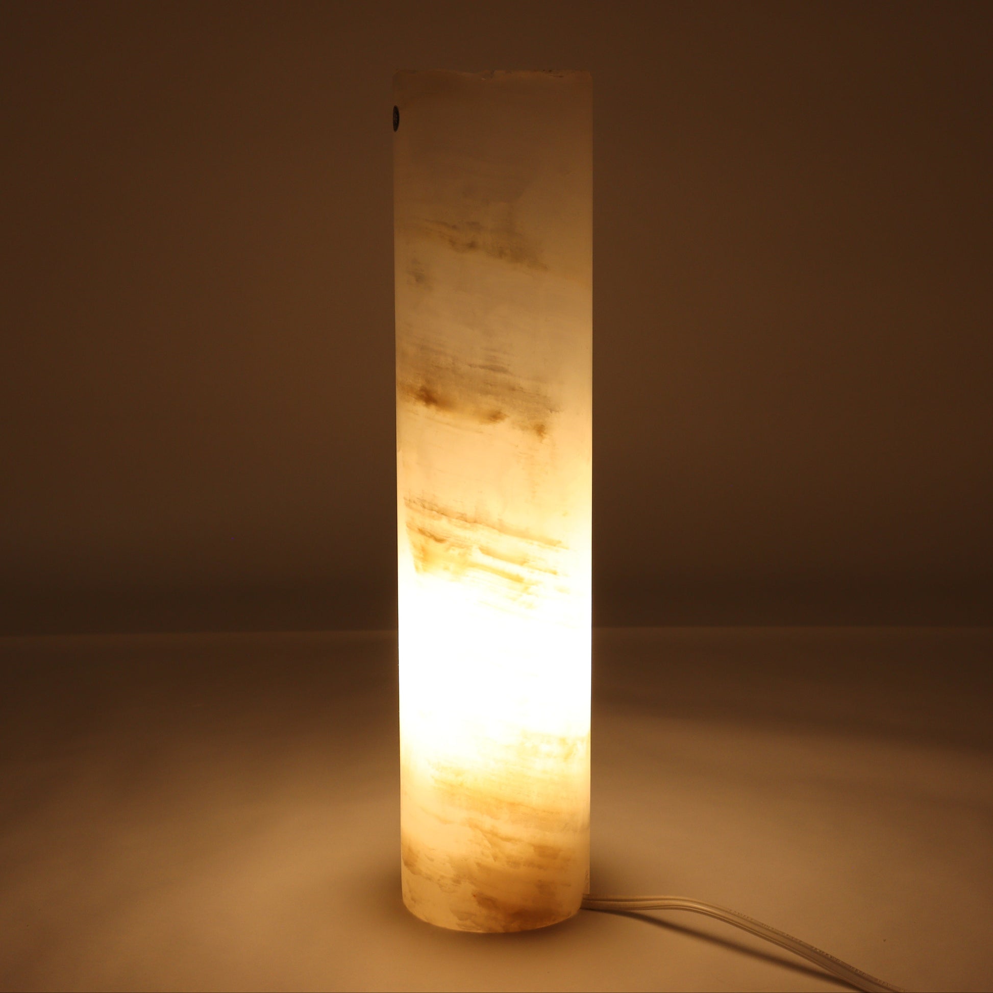 One White Rough Onyx Lamp Blind - Expert Wholesale and Supplier of Wholesale Crystals & Bulk Gemstones, ["Lamps","Mexico","onyx"]