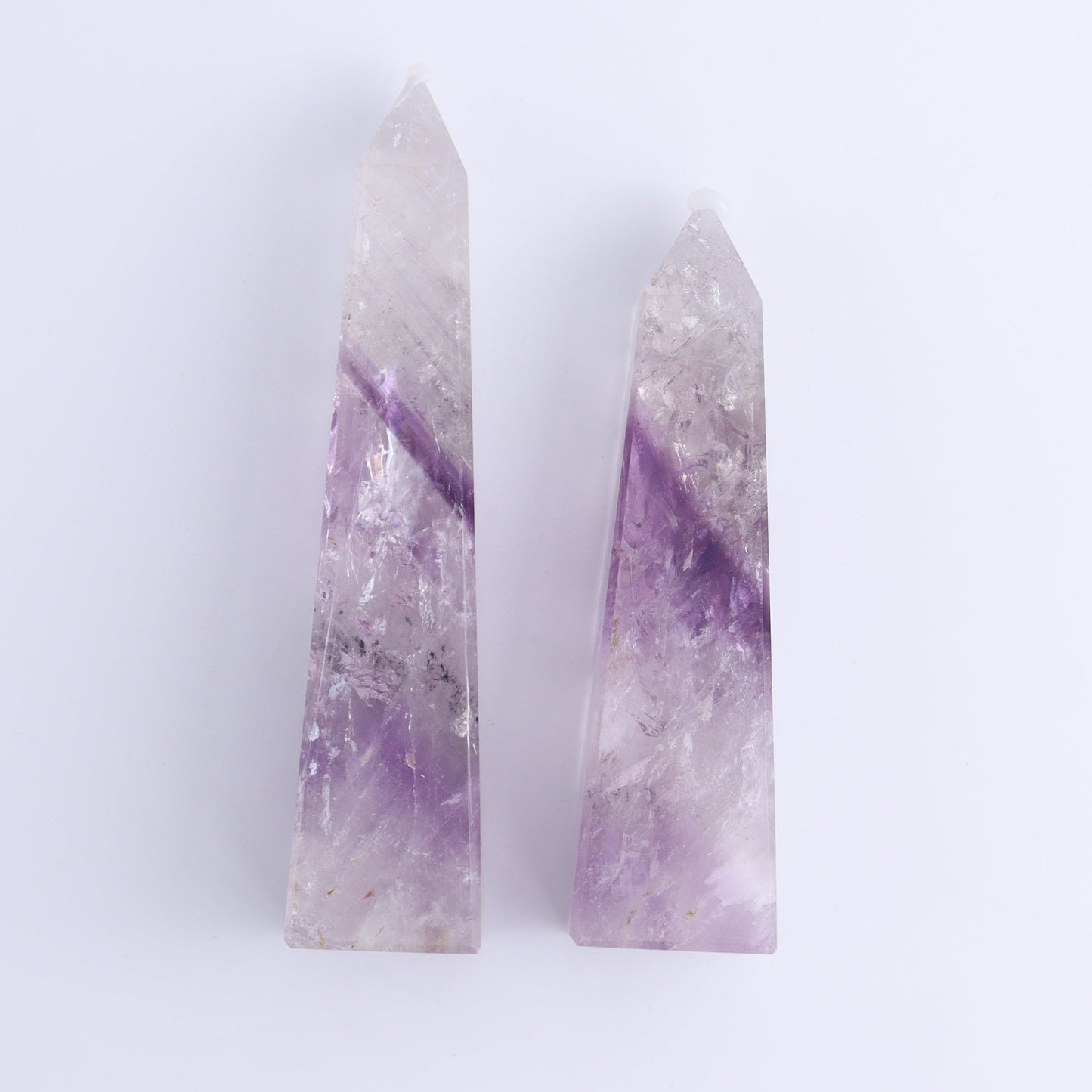 Amethyst Obelisks Set of 6 - Expert Wholesale and Supplier of Wholesale Crystals & Bulk Gemstones, ["Amethyst","Brazil","Obelisk"]