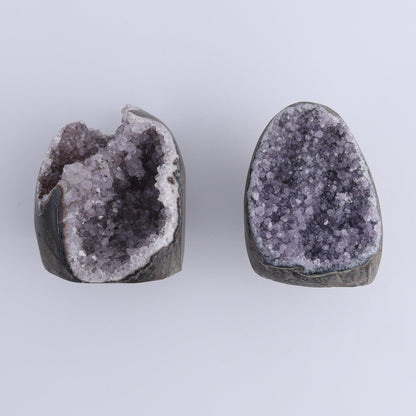Uruguay Amethyst Cut Base Set of 6 - Expert Wholesale and Supplier of Wholesale Crystals & Bulk Gemstones, ["Amethyst","Cut Base","Uruguay"]