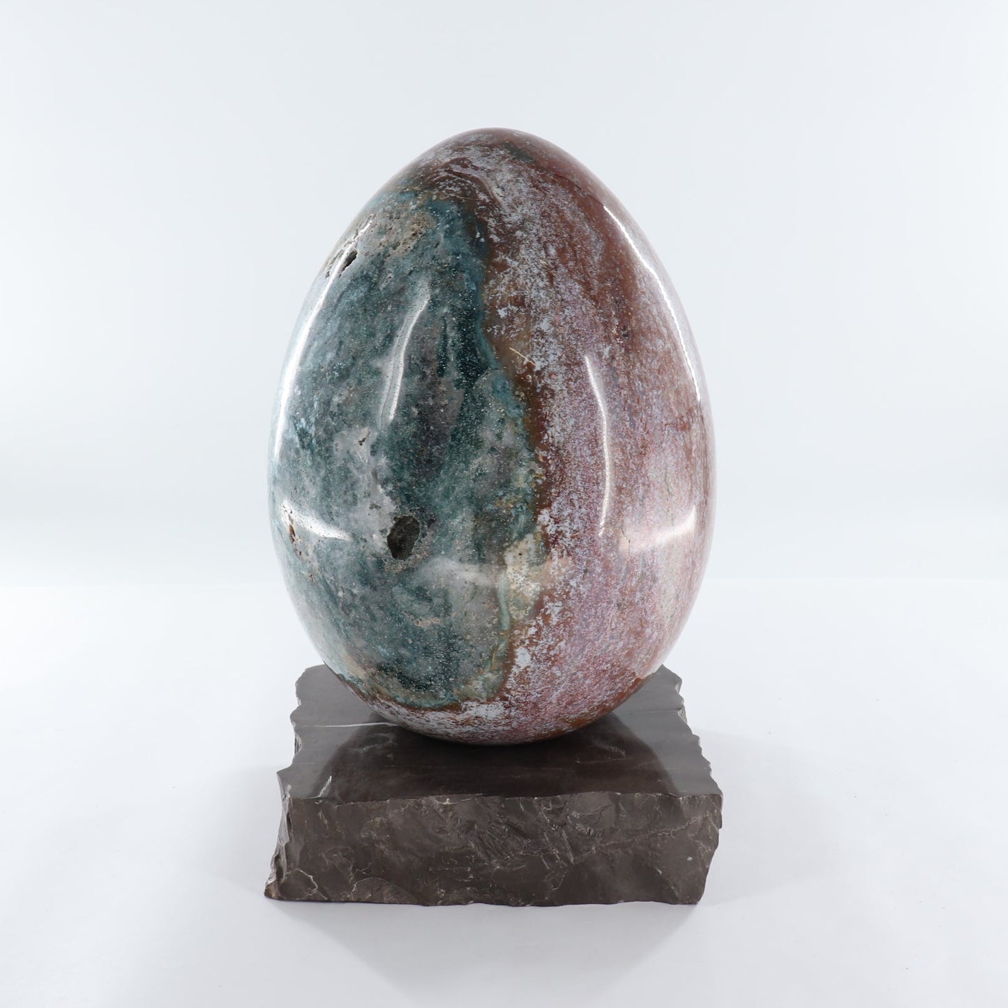 Large Ocean Jasper Egg (Stand NOT included)