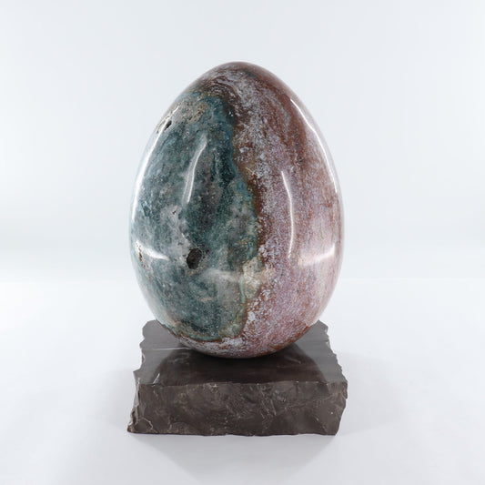 Large Ocean Jasper Egg (Stand NOT included)