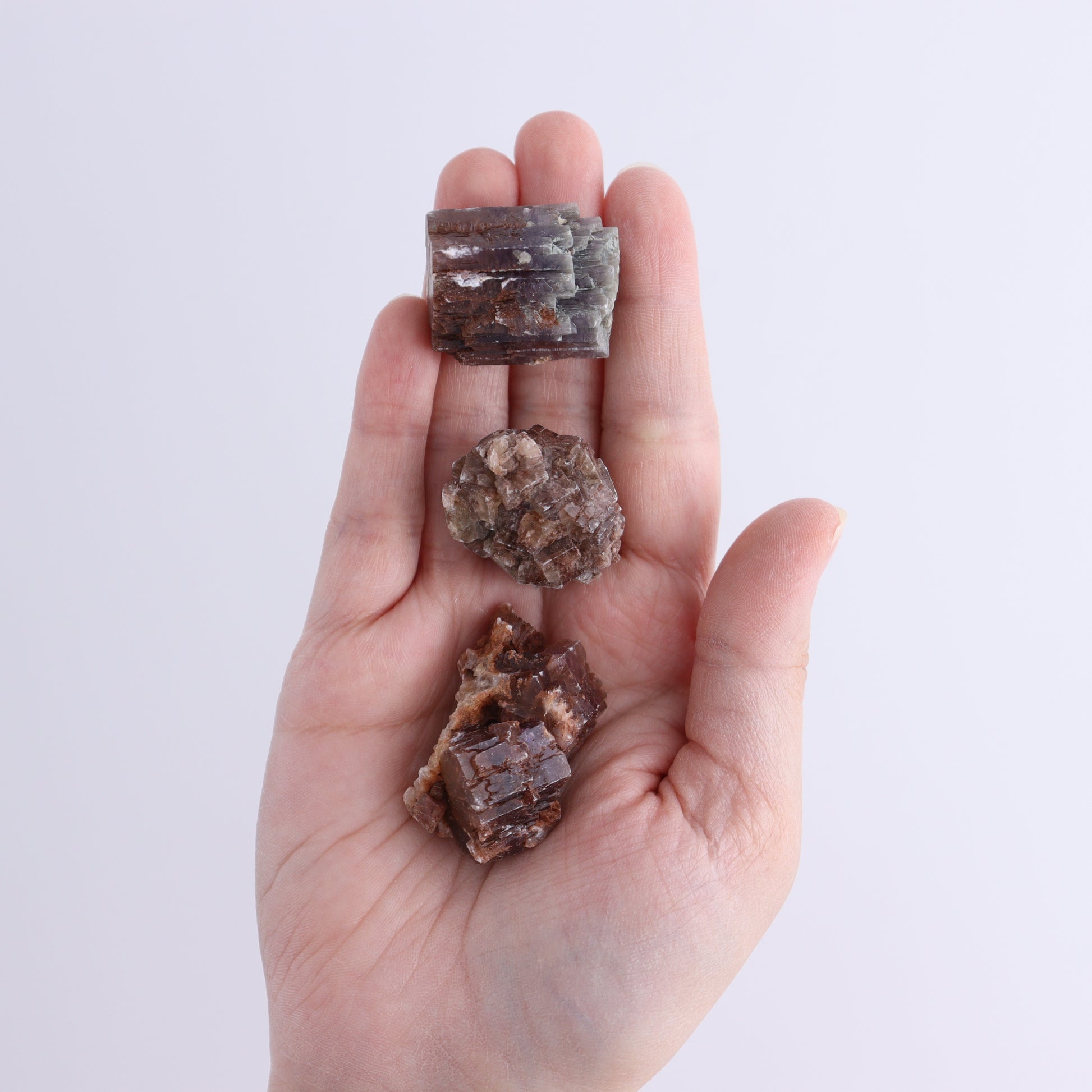 Purple Aragonite Set of 89 - Expert Wholesale and Supplier of Wholesale Crystals & Bulk Gemstones, ["aragonite","Purple Aragonite","Spain"]