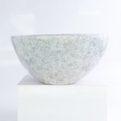 Blue Calcite Bowl 10"