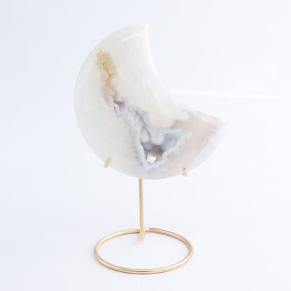 Agate Moons with Stand Set of 5 - Expert Wholesale and Supplier of Wholesale Crystals & Bulk Gemstones, ["Agate","Brazil","moons"]