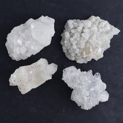 Apophyllite Clusters Flat of 12 - Expert Wholesale and Supplier of Wholesale Crystals & Bulk Gemstones, ["Apophyllite","Clusters","Flats"]