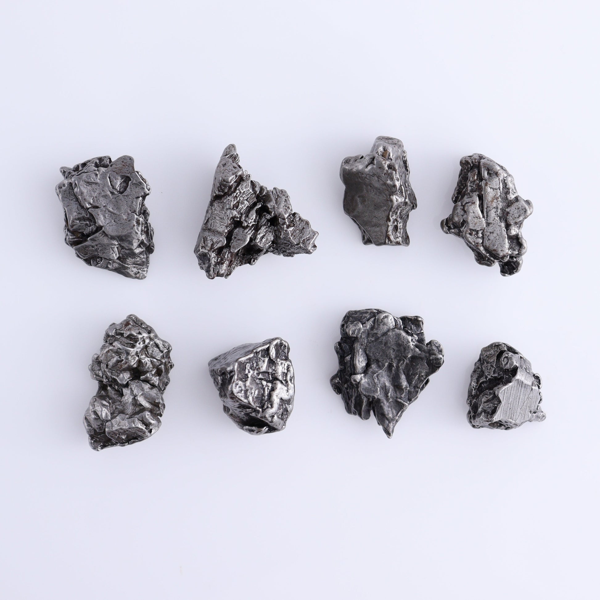 Campos del Cielo Meteorites Set of 8 - Expert Wholesale and Supplier of Wholesale Crystals & Bulk Gemstones, ["Meteorite","Rough","Roughs"]