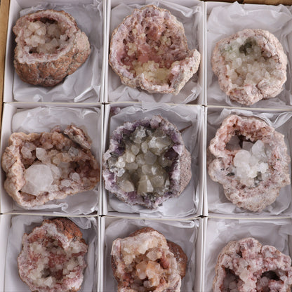 Pink Amethyst Set of 12 - Expert Wholesale and Supplier of Wholesale Crystals & Bulk Gemstones, ["Amethyst","Pink Amethyst"]