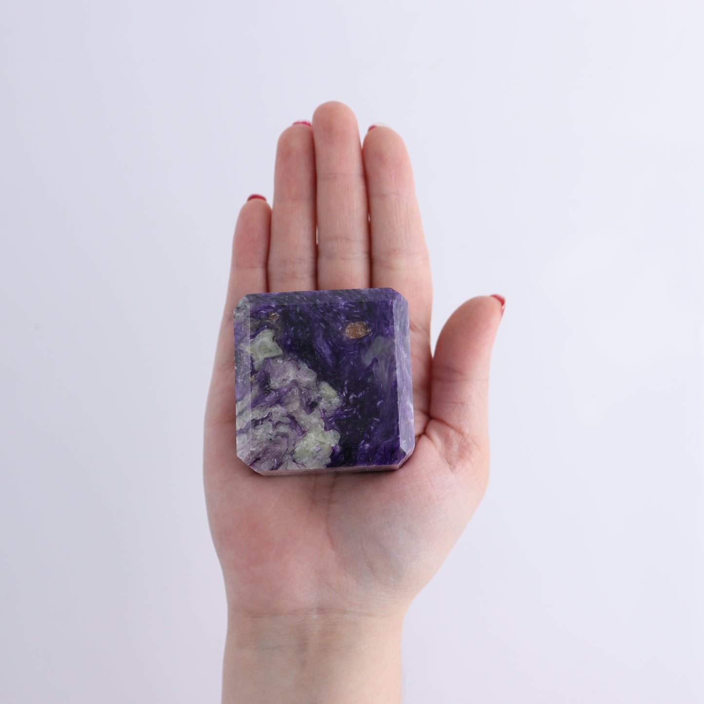 Charoite Cubes Set of 4 - Expert Wholesale and Supplier of Wholesale Crystals & Bulk Gemstones, ["Charoite","Cubes","Russia"]