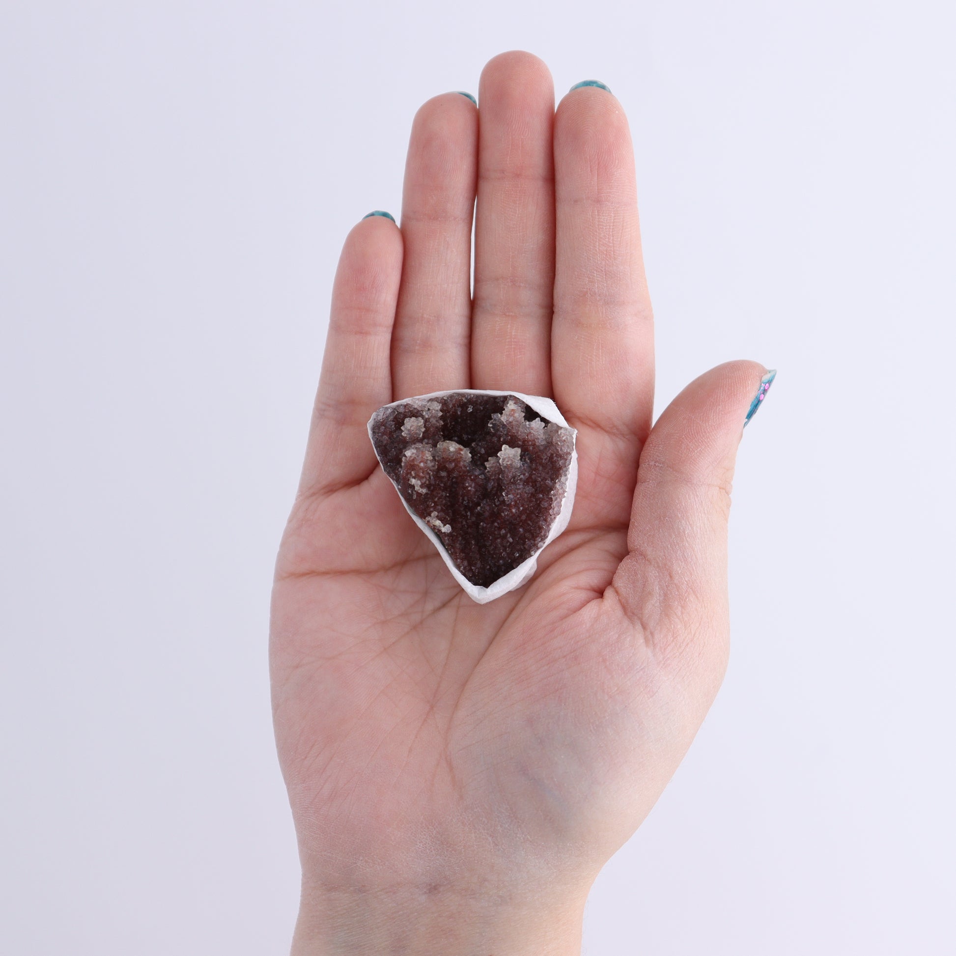 Uruguay Rainbow Amethyst Clusters Flat of 13 - Expert Wholesale and Supplier of Wholesale Crystals & Bulk Gemstones, ["Amethyst","Clusters","Rainbow Amethyst","Sugar Rainbow Amethyst","Uruguay"]