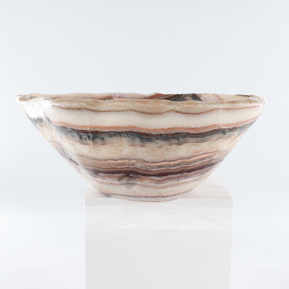 Mexican Onyx/Calcite Bowl 15"