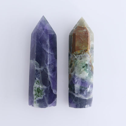 Lavender Fluorite Towers Set of 10