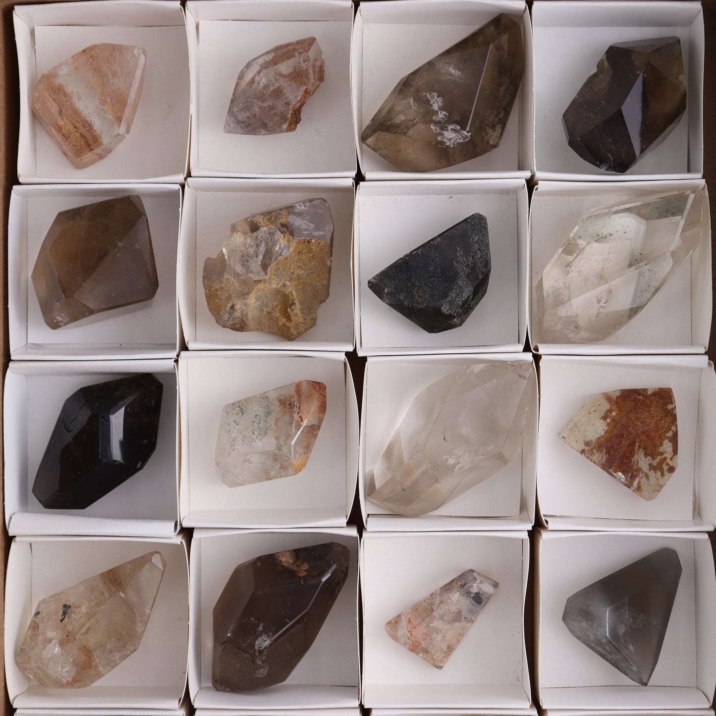 Garden Quartz Freeforms Set of 20 - Expert Wholesale and Supplier of Wholesale Crystals & Bulk Gemstones, ["Freeform","Freeforms","Garden Quartz","Quartz"]