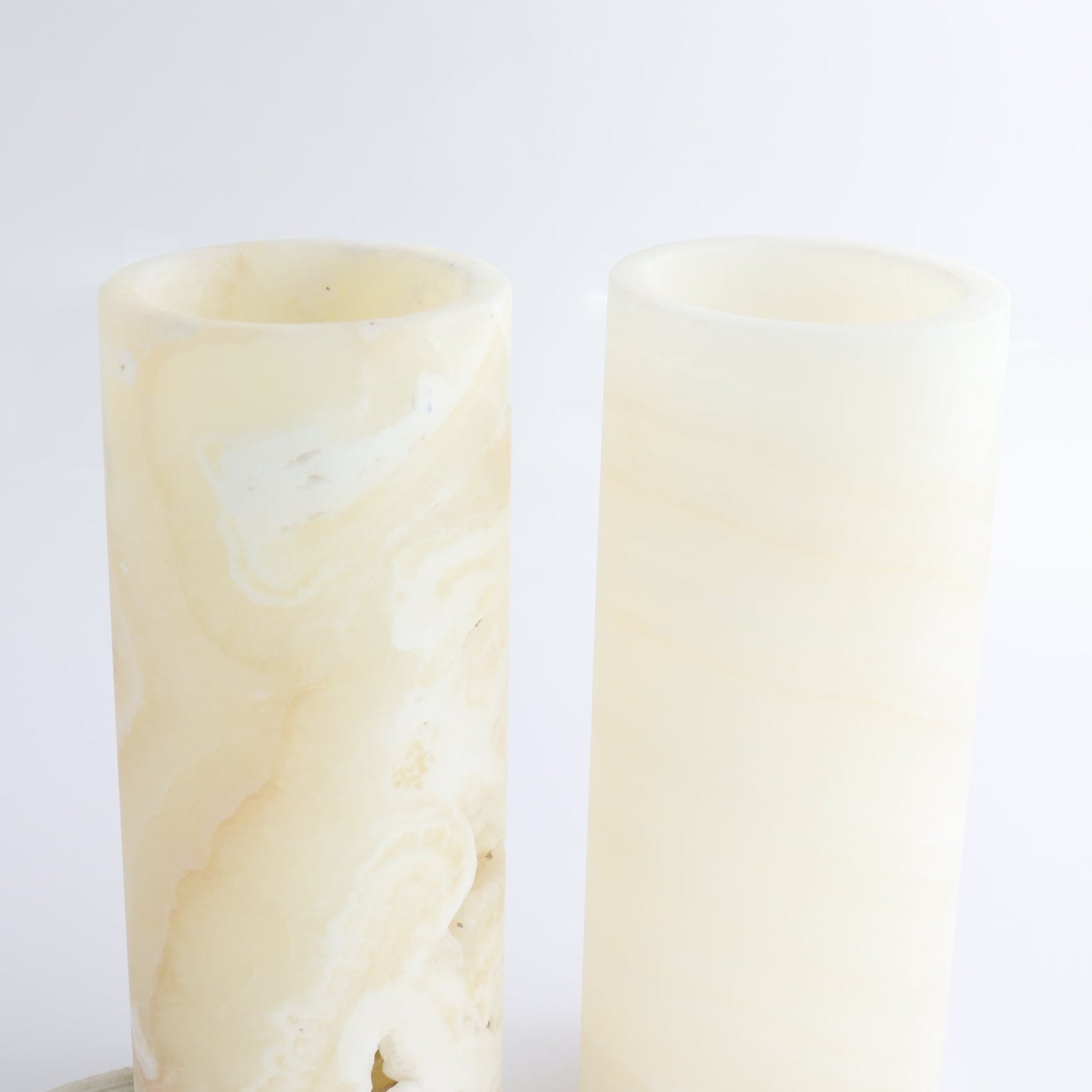 Mexican Onyx/Calcite Lamps Set of 2 - Expert Wholesale and Supplier of Wholesale Crystals & Bulk Gemstones, ["Calcite","Lamps","Mexico","onyx"]