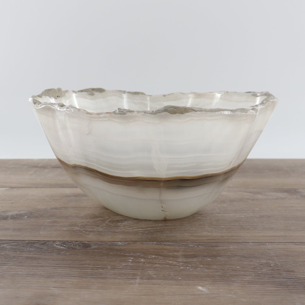 Mexican Onyx/Calcite Bowl 12"