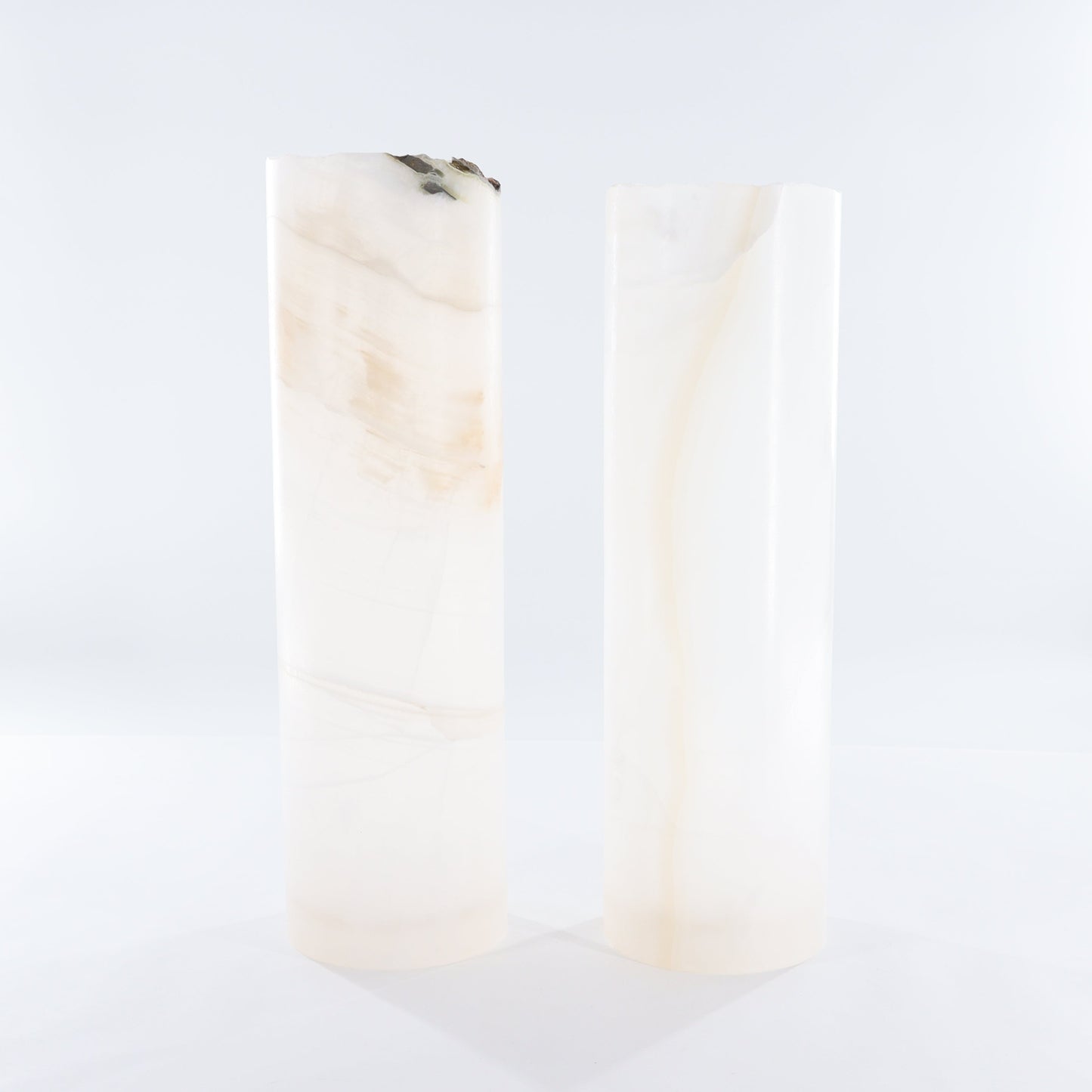 One Wide White Rough Onyx Lamp Blind - Expert Wholesale and Supplier of Wholesale Crystals & Bulk Gemstones, ["Lamps","Mexico","onyx"]