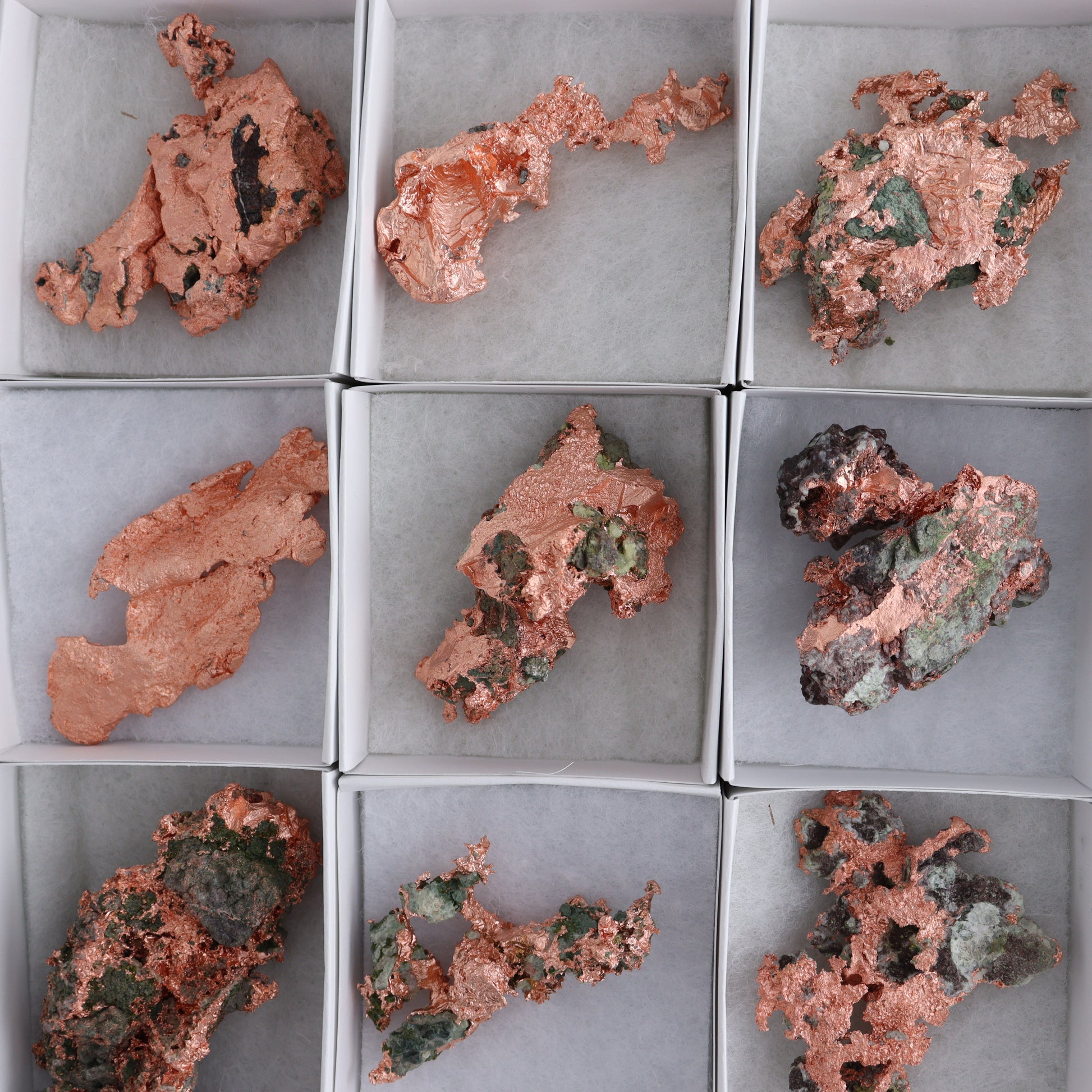 Copper Flat of 12 - Expert Wholesale and Supplier of Wholesale Crystals & Bulk Gemstones, ["copper","Freeforms","United States"]