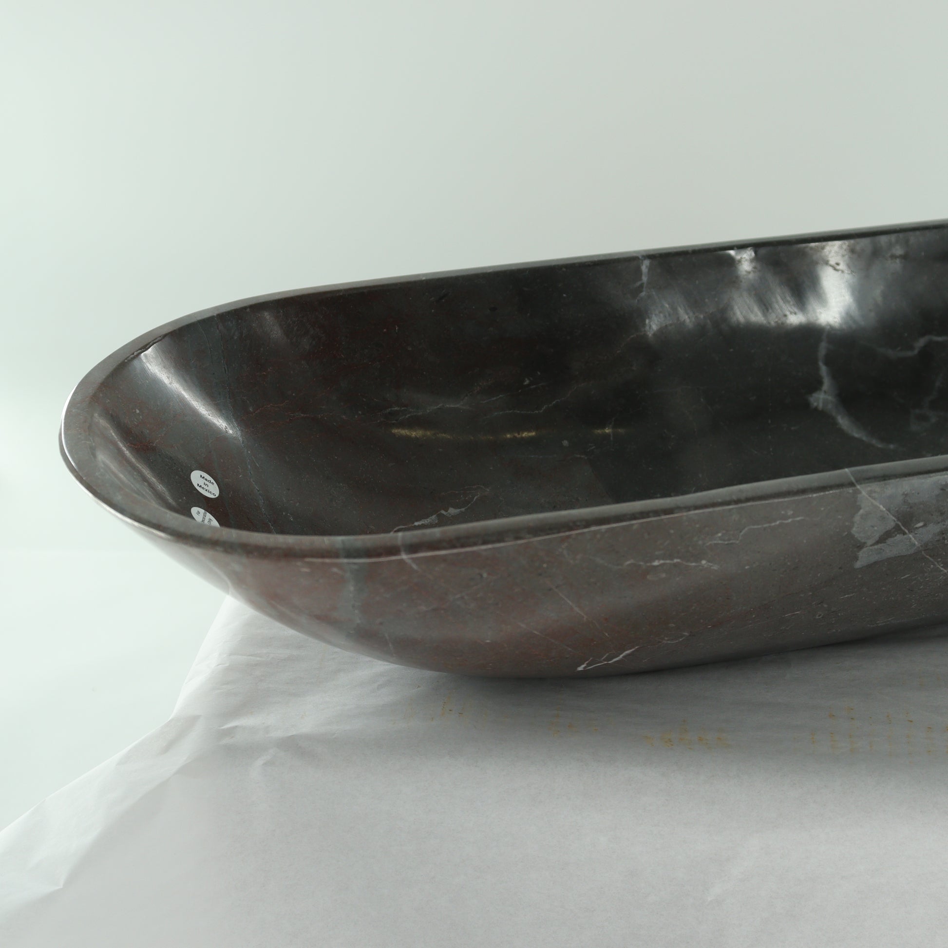 Marble Canoe Bowl - Expert Wholesale and Supplier of Wholesale Crystals & Bulk Gemstones, ["Bowls","canoe","close_30","Mexico","onyx"]