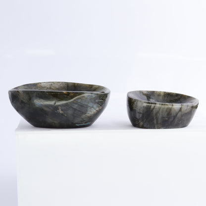 Labradorite Bowls Set of 10 - Expert Wholesale and Supplier of Wholesale Crystals & Bulk Gemstones, ["Bowls","Labradorite","Madagascar"]