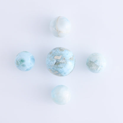 Larmiar Spheres Set of 10 - Expert Wholesale and Supplier of Wholesale Crystals & Bulk Gemstones, ["Larimar","Spheres"]