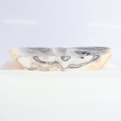 Zebra Onyx Butterfly Bowls Set of 6 - Expert Wholesale and Supplier of Wholesale Crystals & Bulk Gemstones, ["Bowls","Mexico","onyx"]