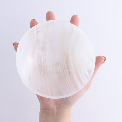 One Bowl (12 cm) Mexican Onyx/Calcite White Polished - Expert Wholesale and Supplier of Wholesale Crystals & Bulk Gemstones, ["bowl","Calcite","Catalog Onyx","Decorative Dish","Mexico","onyx"]