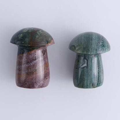 Ocean Jasper Mushrooms Set of 7 - Expert Wholesale and Supplier of Wholesale Crystals & Bulk Gemstones, ["jasper","Madagascar","Mushrooms","Ocean Jasper"]