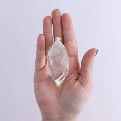 Quartz Faceted Double Points Set of 10 - Expert Wholesale and Supplier of Wholesale Crystals & Bulk Gemstones, ["Brazil","Clear Quartz","Mixed Carvings","Quartz"]