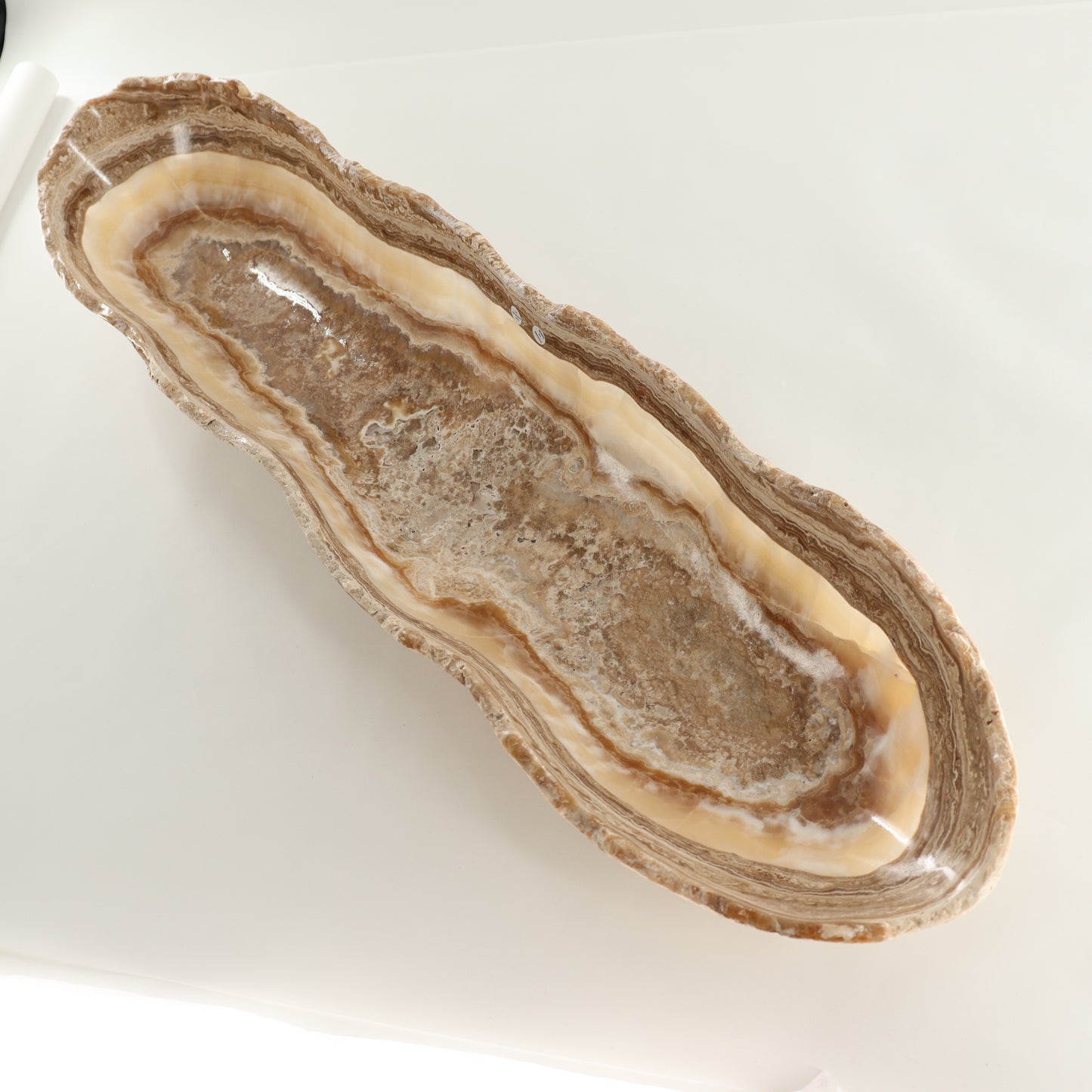 Onyx Canoe Bowl - Expert Wholesale and Supplier of Wholesale Crystals & Bulk Gemstones, ["Bowls","canoe","Mexico","onyx"]