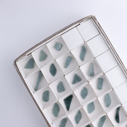 Jadeite Cabs Flats Set of 27 - Expert Wholesale and Supplier of Wholesale Crystals & Bulk Gemstones, ["Cabs","jadeite"]