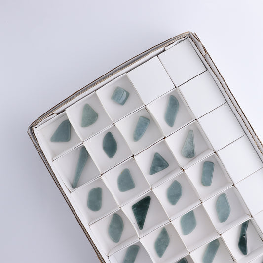 Jadeite Cabs Flats Set of 27 - Expert Wholesale and Supplier of Wholesale Crystals & Bulk Gemstones, ["Cabs","jadeite"]