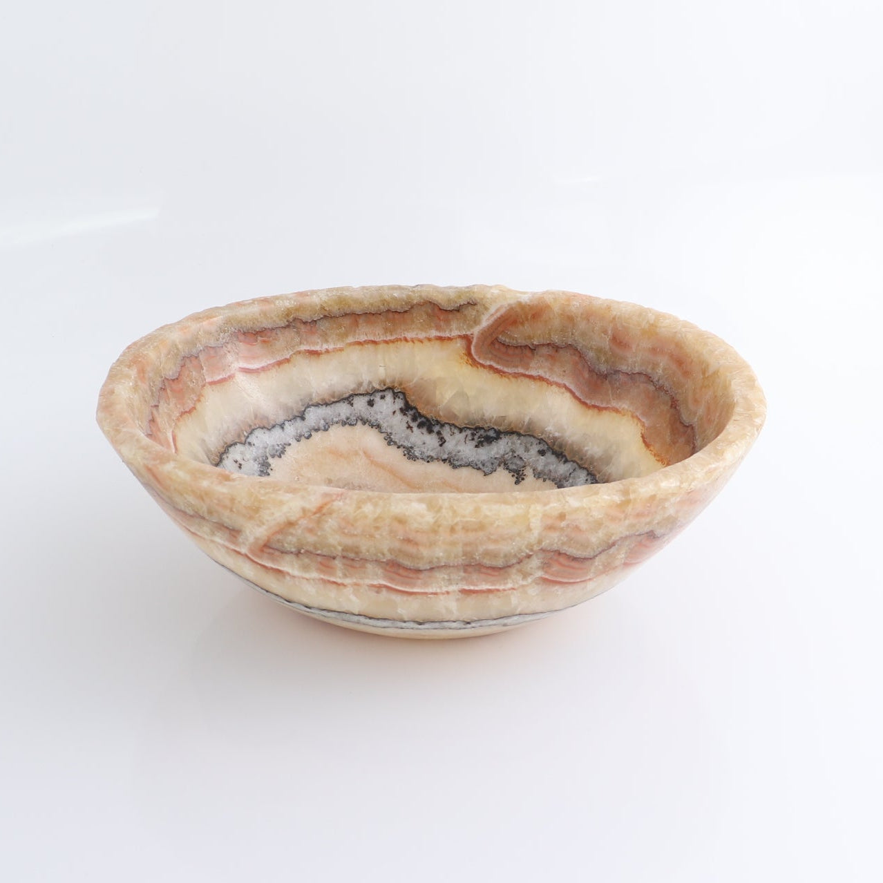 Mexican Onyx/Calcite Bowl 10"