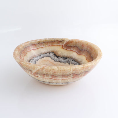 Mexican Onyx/Calcite Bowl 10"