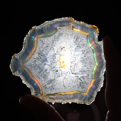 Iris Agate Slices Set of 6 - Expert Wholesale and Supplier of Wholesale Crystals & Bulk Gemstones, ["Agate","Iris Agate","Slices and Slabs"]