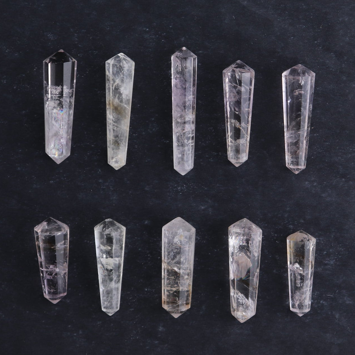 Powellite Amethyst UV Reactive Double Point Set of 10