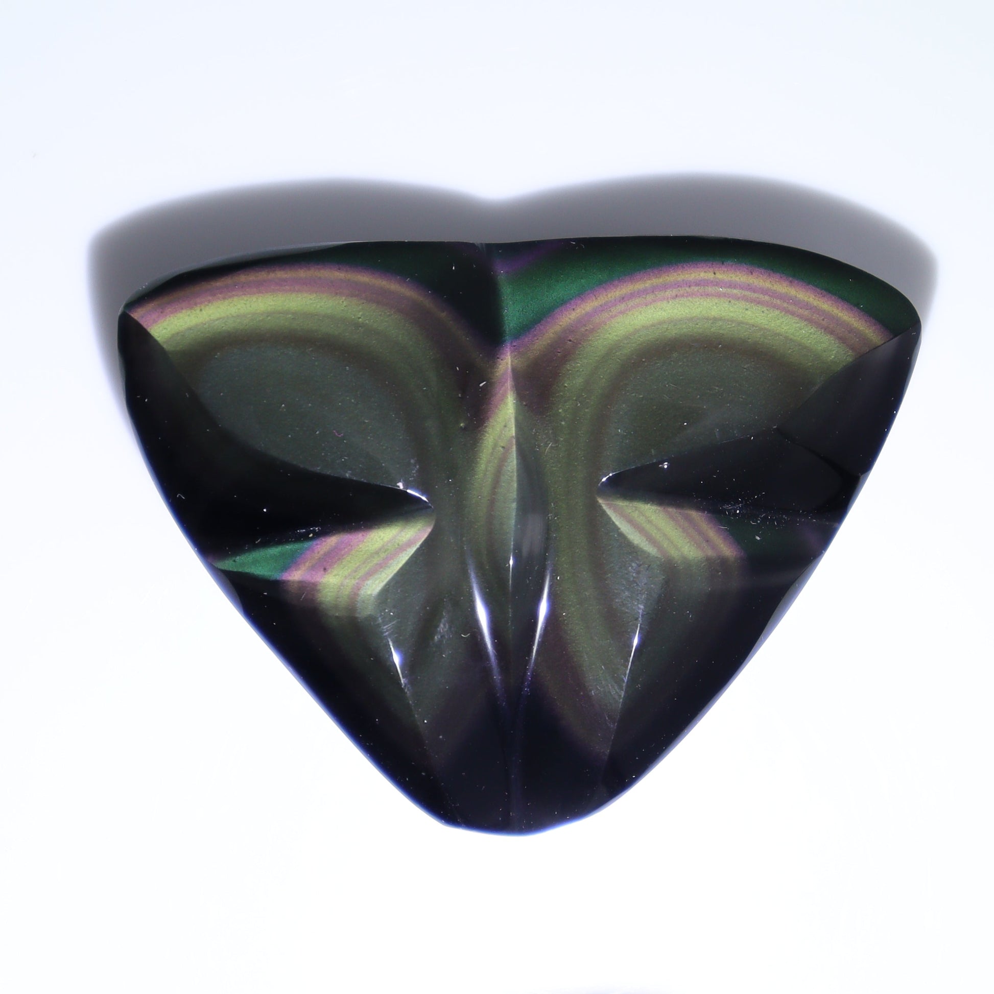 Rainbow Obsidian Butterflies Set of 8 - Expert Wholesale and Supplier of Wholesale Crystals & Bulk Gemstones, ["Butterflies","Butterfly","Mexico","Rainbow Obsidian"]