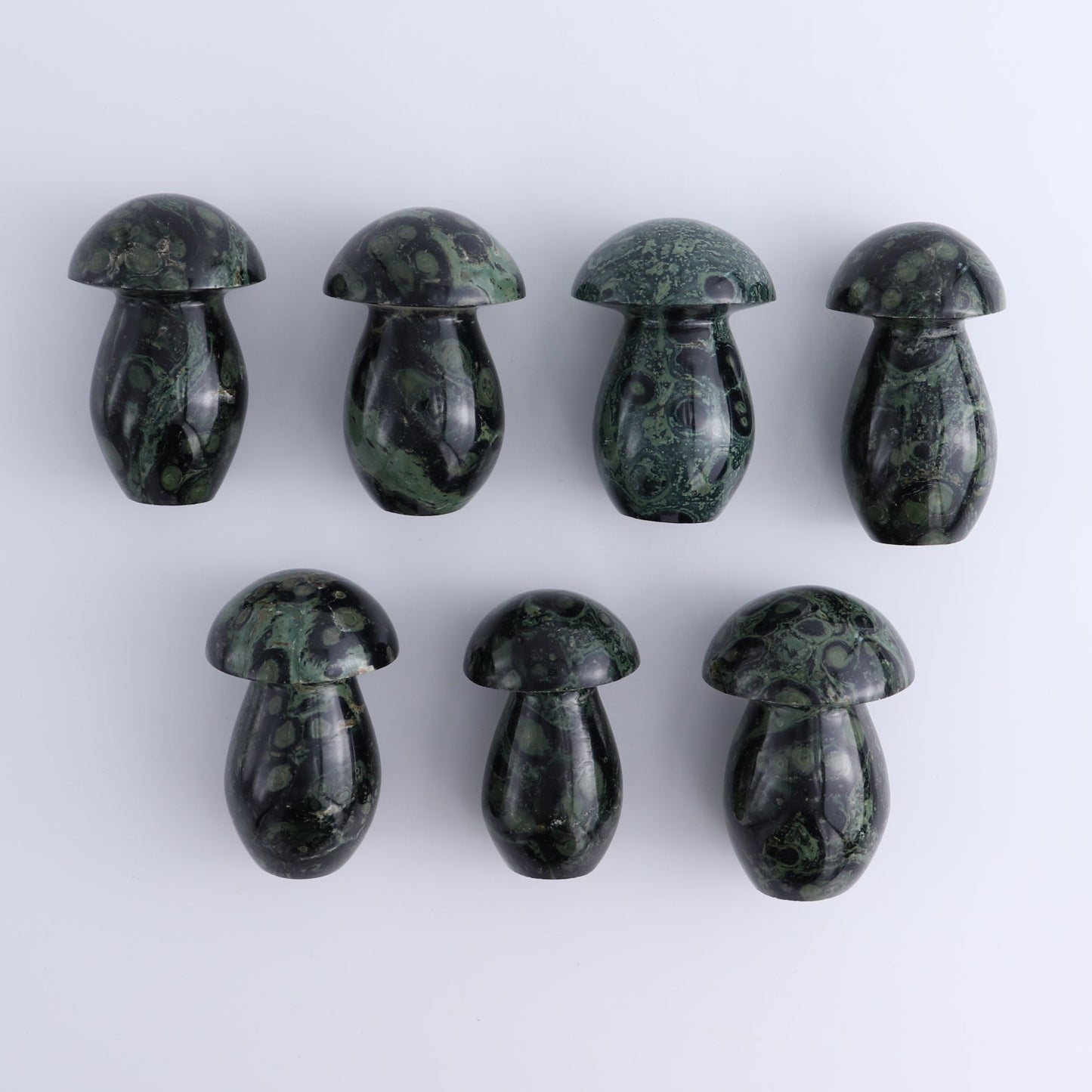 Kambaba Jasper Mushrooms Set of 7