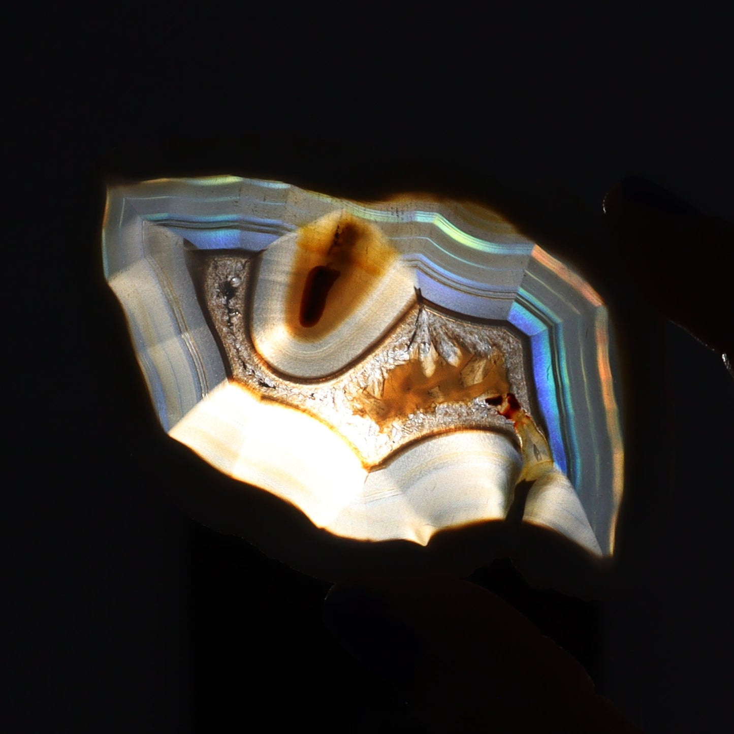 Iris Agate Slices Set of 6 - Expert Wholesale and Supplier of Wholesale Crystals & Bulk Gemstones, ["Agate","Iris Agate","Slices and Slabs"]