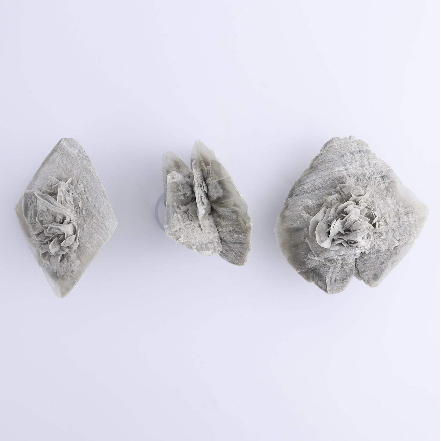 Selenite Clusters Set of 12