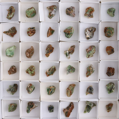Chrome Chalcedony Flat of 54 - Expert Wholesale and Supplier of Wholesale Crystals & Bulk Gemstones, ["Chalcedony","Chrome Chalcedony"]